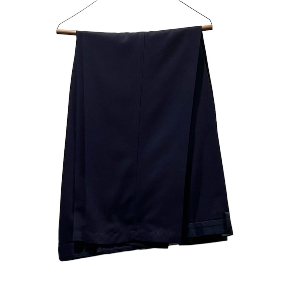 Men’s Black Pleated Front Dress Pant